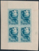 ** 1948 Bélyegnap (21.) Vágott Kisív (450.000) / Mi 1034 Imperforate Minisheet (apró... - Autres & Non Classés