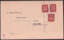 1946 (19. Díjszabás) Levél 4.000 MilpengÅ‘ Bérmentesítéssel / Mi 907 (2... - Other & Unclassified