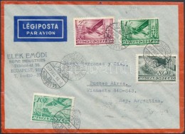 1937 Légi Levél Argentínába / Airmail Cover To Argentina 'BUDAPEST' - 'BUENOS AIRES' - Otros & Sin Clasificación