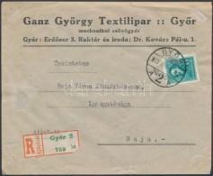 1933 Ajánlott Levél 15 Bélyeges 5 SzínÅ± Bérmentesítéssel /... - Otros & Sin Clasificación