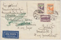1931 Zeppelin Magyarország - Németországi útja Levél A Honvédelmi... - Other & Unclassified