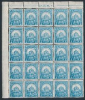 ** 1926 PengÅ‘-fillér (I) A Sor Sarki 25-ös ívdarabokban / Mi 411-426 Sheet Parts Of 25... - Altri & Non Classificati