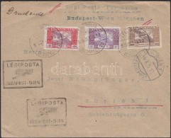 1925 (16. Díjszabás) Légi Levél Zürichbe / Airmail Cover To Zürich Via Vienna - Otros & Sin Clasificación