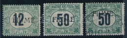 ** O Fiume 1918 3 Db Portó Bélyeg; Garancia Nélkül (48.000) - Otros & Sin Clasificación