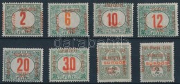 ** * Szeged 1919 Portó Sor (39.000) / Postage Due Mi 1-8 Signed: Bodor - Sonstige & Ohne Zuordnung