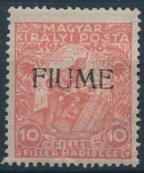 * Fiume 1918 Hadisegély III. 10f Kézi Felülnyomással (30.000) / Mi 3 With Manual... - Andere & Zonder Classificatie