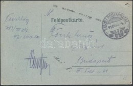 1918 Tábori Posta LevelezÅ‘lap / Field Postcard 'HONVÉD GYALOG EZRED' + 'TP 640' - Autres & Non Classés