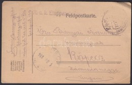 1918 Tábori Posta LevelezÅ‘lap 'K.u.k. Etappenstationskommando' - Sonstige & Ohne Zuordnung