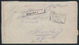 1917 Tábori Posta Levél ,,K.u.k. Flieger-Ersatztruppen Fliegerersatzbataillon Fliegerersatzkompagnie... - Andere & Zonder Classificatie