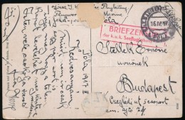 1917 Tábori Posta Képeslap 'MFP POLA' + 'k.u.k. Seeflugleitung Pola' - Other & Unclassified