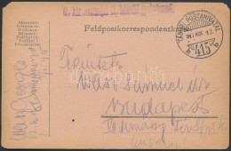 1917 Tábori Posta LevelezÅ‘lap / Field Postcard 'M.kir. Szatmári 12. Honvéd Gyalogezred' + 'TP... - Otros & Sin Clasificación