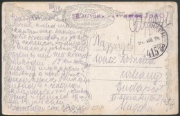 1917 Tábori Posta Képeslap / Field Postcard 'TP 415' - Other & Unclassified