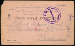 1915 Tábori Posta LevelezÅ‘lap 'M. Kir. 16. Honvéd Hegyidardár Menetszázadalj' - Other & Unclassified