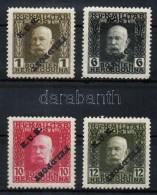 * 1915 Feldpost I 4 Klf Bélyeg Fordított FELDPOST Felirattal / 4 Different Stamps With Inverted... - Autres & Non Classés