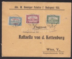 1918.jul. 8. Légi Levél Bécsbe 1K50f RepülÅ‘ Posta Bélyeggel / Mi 210 On Airmail... - Otros & Sin Clasificación