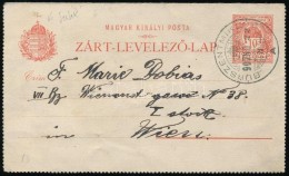 1917 Zárt Díjjegyes LevelezÅ‘lap 'BÚRSZENTMIKLÓS' - Wien - Sonstige & Ohne Zuordnung