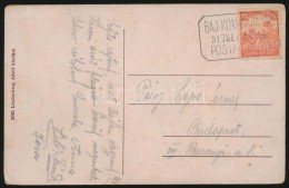 1917 Képeslap ,,BAJ KOMÁROM VM' Postaügynökségi Bélyegzéssel - Andere & Zonder Classificatie