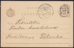 1912 5kr Díjjegyes LevelezÅ‘lap 'NAGY-DOBOS' - 'PÁTROHA' - Other & Unclassified