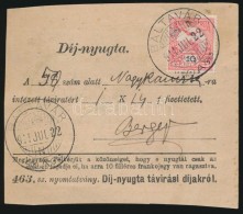 1911 Távirati Díjnyugta 10f Bérmentesítéssel - Autres & Non Classés