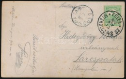 1908 Képeslap FÜLEK MISKOLCZ 42 SZ Vasúti Bélyegzéssel - Other & Unclassified