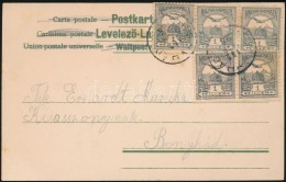 1900 Képeslap 5x1f Bérmentesítéssel ,,BONYHÁD' - Altri & Non Classificati