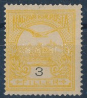 ** 1913 Turul 3f  Narancssárga Helyett Világossárga Színben / Mi 111 In Colour Of The... - Altri & Non Classificati