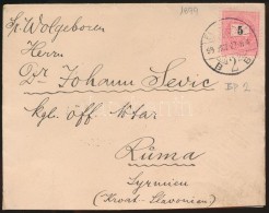 1899 5kr Levélen 'BUDAPEST / B 2 B' - Other & Unclassified