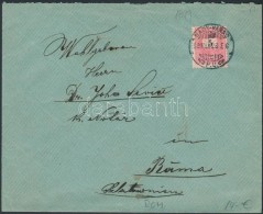 1899 5kr Levélen NAGY-VÁRAD P.U. Pályaudvari Bélyegzéssel - Autres & Non Classés