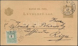 1899 Díjkiegészített Díjjegyes LevelezÅ‘lap 'BÁZIÁS-BUDAPEST 3.Sz'... - Autres & Non Classés