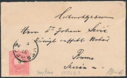 1897 5kr Levélen 'VER(S)ECZ' - Sonstige & Ohne Zuordnung