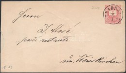 1876 5kr Díjjegyes Boríték 'NADRA(G)' - 'GAVOSDIA / KRASSÓ M.' -... - Autres & Non Classés