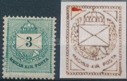 * 1881 Színesszámú 3kr II. Lemez Bal FelsÅ‘ Háromszög... - Otros & Sin Clasificación