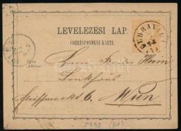 1872 Díjjegyes LevelezÅ‘lap 'DUBRAVICA' (Gudlin R!) - Other & Unclassified