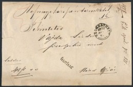 1871 Ex Offo Pénzeslevél 'SZOMBATHELY' (E 3.25) - Autres & Non Classés
