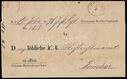 1871 Ex Offo 'SOPRON' - Jánosház - Other & Unclassified