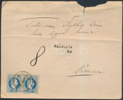 1871 10kr Pár Túlsúlyos Ajánlott Levélen 'GYÅR' - 'RÉVKOMÁROM'... - Other & Unclassified