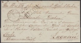 1866 Ajánlott / Registered Ex Offo 'ORAVICZA' + 'RECOM' - 'TEMESVÁR RECOMMANDIRT' 'LUGOS' - Autres & Non Classés