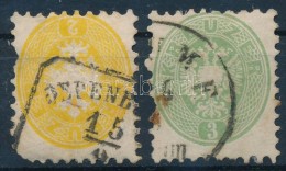 O 1864 2kr (sérült) + 3kr - Altri & Non Classificati