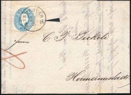 1862 15kr Levélen / On Cover 'TEMESVÁR B.H.' - Hermannstadt - Other & Unclassified