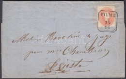 ~1861 5kr Levélen 'FIUME' - 'TRIEST' - Other & Unclassified