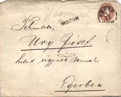 1861 2x10kr Ajánlott Levélen 'PESTH' - 'ERLAU' (a Hátoldali Viaszpecsét Kivágva) - Other & Unclassified