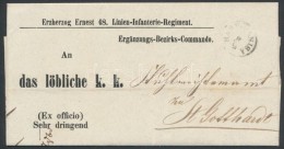 1860 Ex Offo 'NAGY-KANISA' - St. Gotthard - Sonstige & Ohne Zuordnung