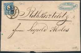 1858 15kr I. Levélen Teljes Tartalommal / On Cover With Full Content 'ALBA' - 'WIEN' - 'PRAG' - Other & Unclassified