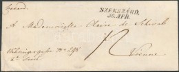 Ca 1850 Levél 12kr Portóval / Cover With 12kr Postage Due 'SZEKSZÁRD.' - Vienne - Sonstige & Ohne Zuordnung