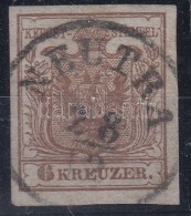 O 1850 6kr HP I Jó / Szép Szélekkel 'NEUTRA' - Other & Unclassified