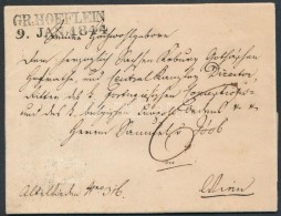 1844 Portós Levél / Cover With Postage Due 'GR.HOEFLEIN' - 'WIEN' - Sonstige & Ohne Zuordnung