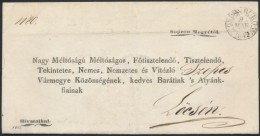 1842 Hivatalos Levél 'OEDENBURG' - LÅ‘cse - Sonstige & Ohne Zuordnung