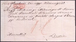 Ca 1835 Ex Offo, Piros / Red 'N.KAROLY' - LÅ‘cse - Autres & Non Classés