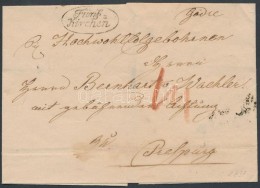 1831 Portós Levél / Unpaid Cover 'Fünf = / Kirchen' - Autres & Non Classés