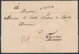 1823 Portós Levél 'v.EPERIES' - Tyrnau - Sonstige & Ohne Zuordnung